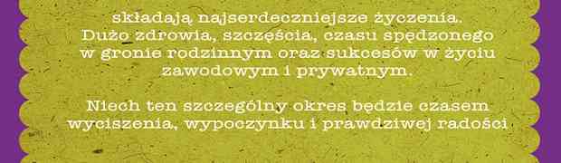Życzenia Wielkanocne od UNIVERSUM